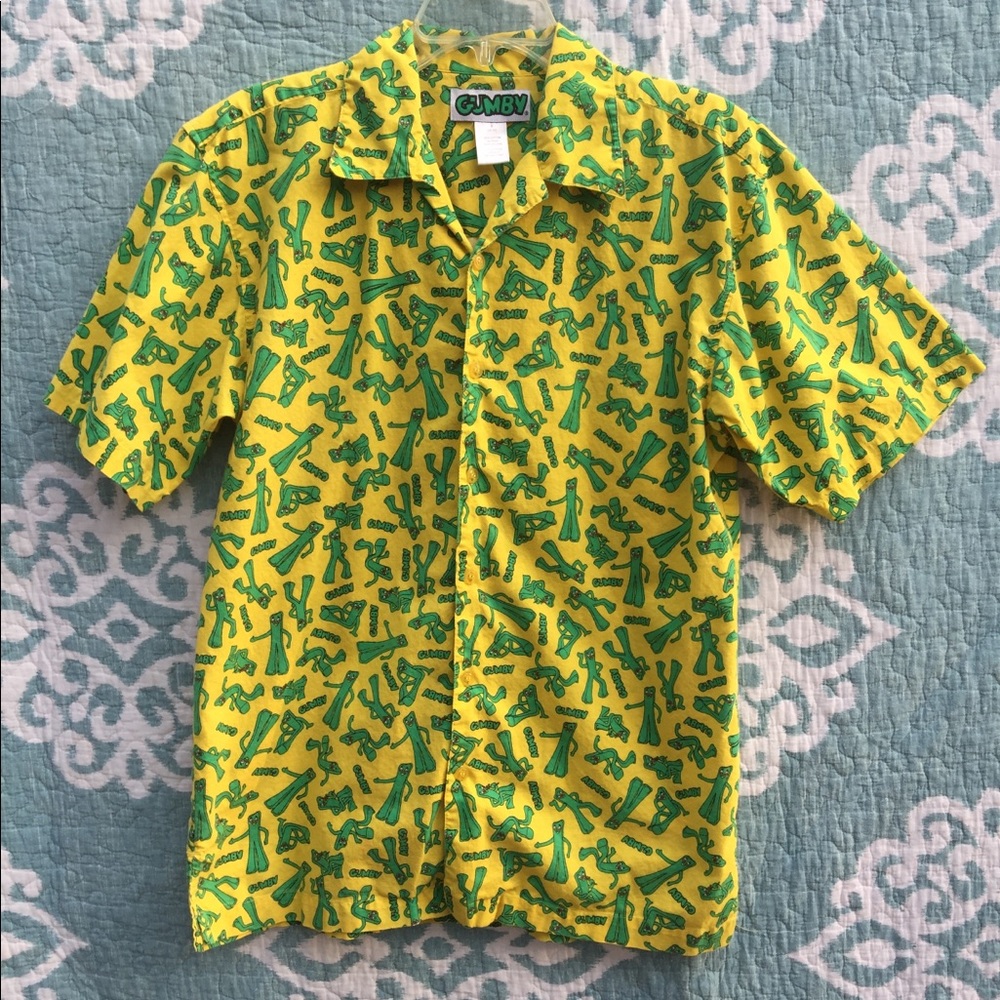 Men’s Gumby Vintage button Shirt small